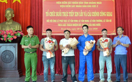 Xin lỗi công khai 4 người bị truy tố oan sau 13 năm
