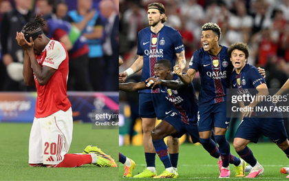 Arsenal nhận thất bại đau đớn sau loạt sút luân lưu, PSG bảo vệ thành công ngôi vô địch Champions League