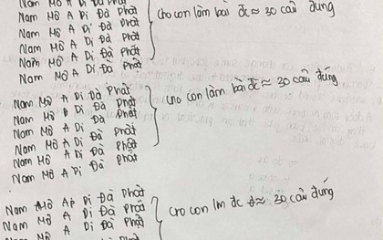 Tờ giấy nháp "cầu điểm cao" gây chú ý của sĩ tử thi vào lớp 10