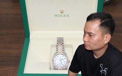 Bắt giữ Trịnh Duy Mạnh SN 1995 khi vừa đem bán đồng hồ Rolex giá 150 triệu đồng