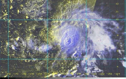 Dự báo đường đi của bão Hagupit vừa hình thành ở Tây Bắc Thái Bình Dương