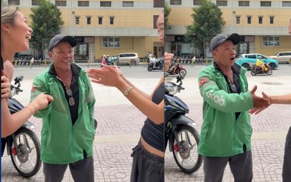 2 khách Tây vui như Tết khi gặp anh xe ôm nói tiếng Anh như gió, biết cả từ lóng