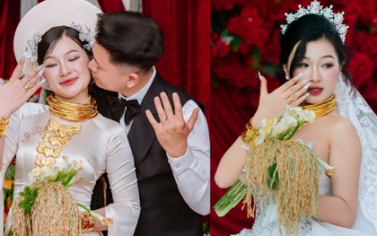"Bó hoa cưới lúa chín cúi đầu” của cô dâu miền Tây: Chủ nhân phải đi 5-6 mẫu ruộng để chọn, lý do phía sau