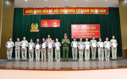 Công an TP.HCM công bố quyết định đặc xá cho 457 phạm nhân
