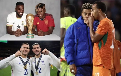 World Cup nhiều anh em ruột nhất lịch sử: 4 cặp chung màu áo, 4 cặp đối đầu