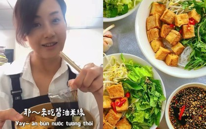 Khách Trung Quốc quen ăn đồ dầu mỡ lại say đắm tô bún 20k của Việt Nam: "Sao mà nó thanh thế này?"