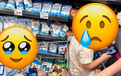 Bức ảnh trong siêu thị khiến cha mẹ Việt bật chế độ "cảnh báo": Thay đổi ngay, đừng chủ quan nữa!