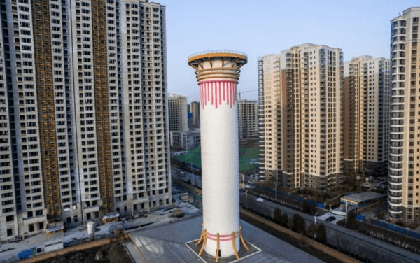 Phát hiện Trung Quốc dựng khối tháp hình trụ thuộc dạng lớn nhất thế giới, cao 100 mét, rộng bằng nửa sân bóng đá để thực hiện nhiệm vụ mà ngay cả người dân còn không biết