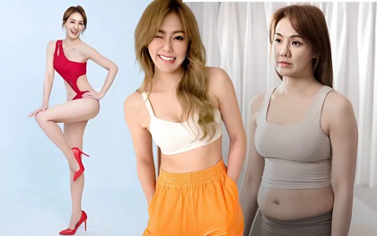 Từng nặng 69kg sau sinh, một cựu siêu mẫu giảm 12kg ngoạn mục: Dám mặc bikini hở bạo sau hơn 10 năm khiến dân mạng trầm trồ