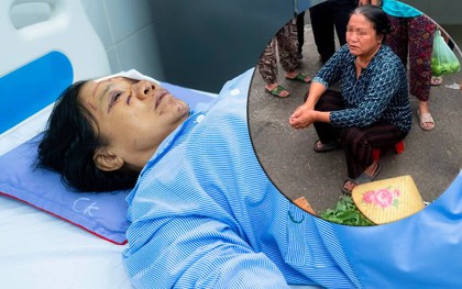Gặp người phụ nữ bán rau bị xịt nước chảy máu mắt ở Phú Thọ: "Nước xối vào mạnh lắm, đau rát, tối mắt tối mũi"