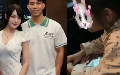Văn Thanh thể hiện rõ sự cưng chiều dành con gái riêng của Trần Thị Bích Hạnh, sau đám cưới mới dám công khai!