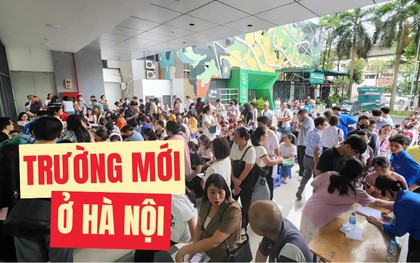 Trường THPT công lập đang khiến phụ huynh xếp hàng dài 3 hôm nay: Năm đầu thành lập, học sinh thi 18 điểm trở lên đủ điều kiện xét tuyển