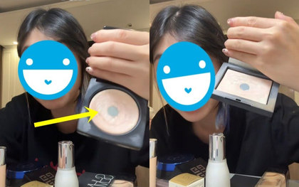 TikToker đăng pass hộp phấn dùng lủng đáy, dính kem chống nắng tùm lum: Nể người bán 1, nể người mua 10