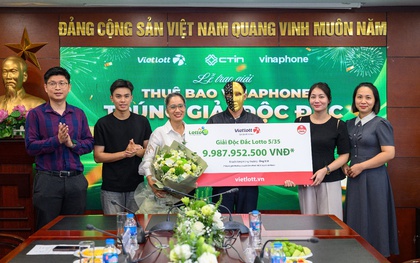 Thuê bao VinaPhone trúng độc đắc Lotto gần 10 tỷ đồng