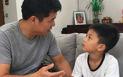 "Bố ơi, tối qua sao bố lại đánh mẹ?" - Cậu bé ngây thơ hỏi, câu trả lời của người cha khiến nhiều người tấm tắc khen ngợi