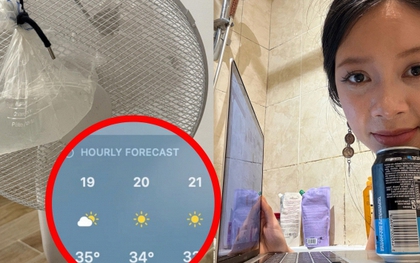Du học sinh Việt tại Pháp bật chế độ tránh nóng kỷ lục: Ngồi trong toilet chạy deadline, buộc túi đá trước quạt