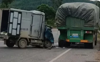 Vợ tử vong, chồng nguy kịch sau cú tông xe đầu kéo