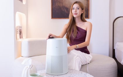 Máy lọc không khí LG PuriCare AeroMini: Không chiếm diện tích, không ồn ào, nhỏ xinh hữu ích!