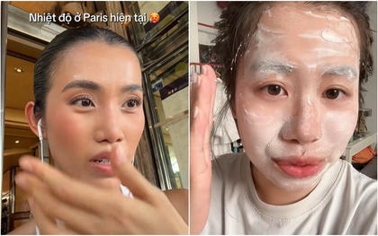 TikToker Việt ở Pháp, Bỉ cập nhật tình trạng giữa nắng nóng: Bất lực vì không thể mua quạt, ở nhà phải bôi 1 thứ lên mặt cho đỡ rát
