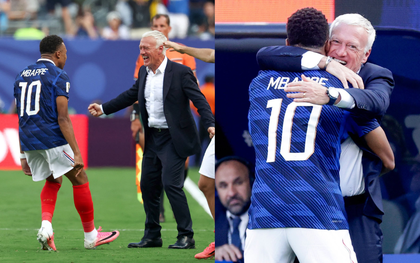 Xúc động: Mbappe lập kỷ lục chạy đến ôm HLV tuyển Pháp ăn mừng, xoa dịu nỗi đau mất mẹ của thầy