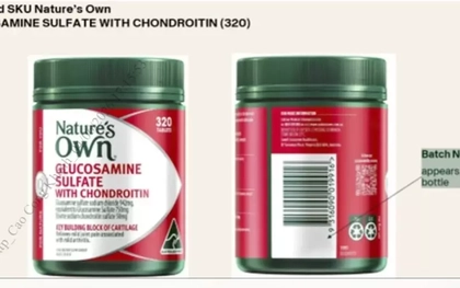 Bộ Y tế cảnh báo loạt sản phẩm của Australia nghi có dị vật, khuyến cáo ngừng sử dụng