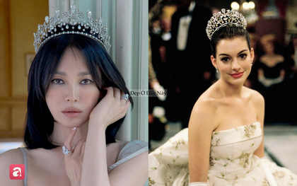 Chiếc vương miện hơn 100 tuổi của Song Hye Kyo và màn đụng độ bất ngờ với Anne Hathaway