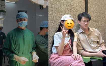 Bác sĩ nam thần xuất hiện trên trang "Thông tin chính phủ" hóa ra từng là bạn trai của nữ diễn viên quen mặt