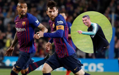 Kevin-Prince Boateng thừa nhận "dối lòng" khen Messi hay nhất để được gia nhập Barcelona, Ronaldo lập tức vào thả icon cười cợt!