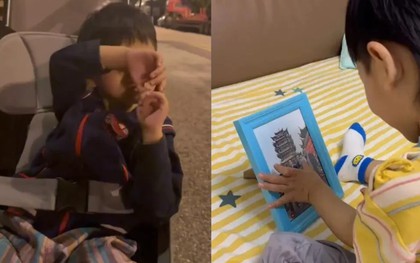 Bé trai 3 tuổi chưa biết mẹ đã qua đời, ngày nào cũng đòi đi tìm mẹ, người cha nghẹn lòng nói dối: "Mẹ đi làm ở nước ngoài"