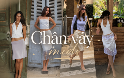 Phong cách old money mùa hè 2026 gọi tên những chiếc chân váy mềm rũ
