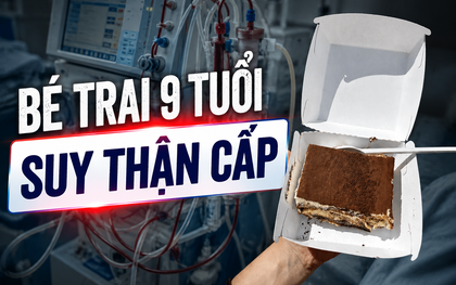 Bé trai 9 tuổi suy thận cấp sau khi ăn 1 chiếc bánh
