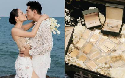 Nam diễn viên Vbiz lấy mẹ đơn thân có 1 con riêng, mang 88 cây vàng kèm 2 tỷ kim cương tới hỏi cưới