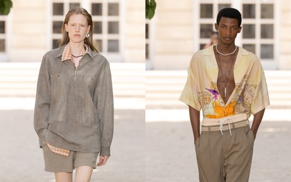 Maison Kitsuné xuân hè 2027: thuỷ tính dịu dàng giữa ngày nắng gắt