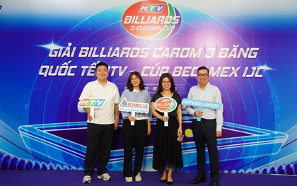 Giải Billiards Carom 3 băng Quốc tế HTV 2026 trở lại từ ngày 10/8, quy tụ hàng trăm cơ thủ