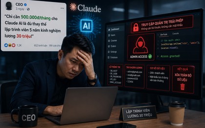 CEO Việt khoe dùng Claude AI giá 500.000 đồng thay lập trình viên lương 30 triệu và cái kết "đắng"