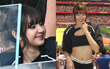 Fancam World Cup tóm dính mỹ nhân body siêu thực trên khán đài, hóa ra là Lisa BLACKPINK, bảo sao visual đỉnh thế!