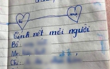 Phì cười với đoạn nhật ký bé gái "bóc phốt" hết cả gia đình: Lúc viết hẳn là mẹ ngồi kế bên!