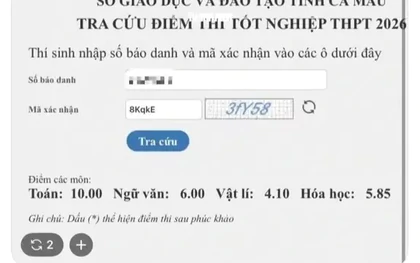 Cà Mau xác minh phản ánh học sinh gian lận thi tốt nghiệp