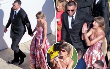 Taylor Swift và ông xã cầu thủ lần đầu lộ diện sau "đám cưới thế kỷ"!