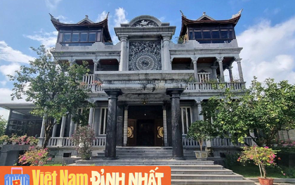 Việt Nam có toà lâu đài cao 27m, nặng 3.000 tấn, 21 cột nguyên khối, xây suốt 14 năm bởi 1 người thợ chưa từng học qua kiến trúc