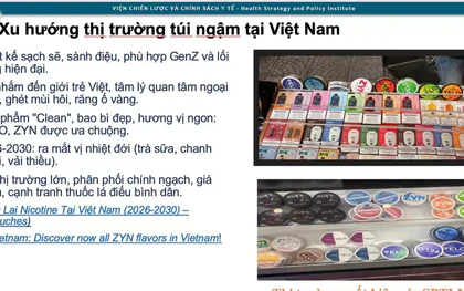Giới trẻ trước hiểm hoạ từ túi ngậm nicotine, Bộ Y tế đề xuất cấm toàn diện
