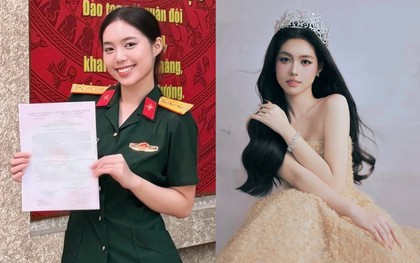 Á hậu Việt vừa được thăng quân hàm Thượng úy ở tuổi 23