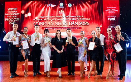 Dancesport Việt Nam giành 21 HCV, dẫn đầu tại Giải vô địch châu Á