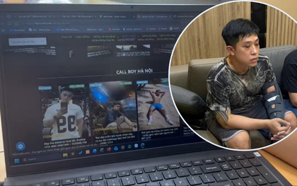 Triệt phá đường dây mại dâm đồng tính nam núp bóng "người mẫu" ở Hà Nội: Quản lý 180 người, hoạt động qua 6 website