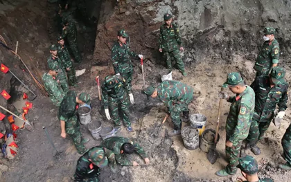 Huy động 5 Đội K quy tập hài cốt liệt sĩ tại Công viên Lê Thị Riêng