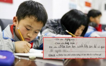 Bài làm đặt câu của học sinh tiểu học vượt mọi trí tưởng tượng: Đọc xong phải gọi bác sĩ gấp vì quá... "kinh dị"