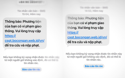 Công an khuyến cáo người dân đặc biệt lưu ý nếu điện thoại xuất hiện tin nhắn này