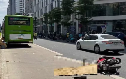 Người phụ nữ đi xe máy tử vong sau va chạm với xe buýt BRT