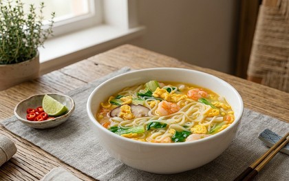2 món mì siêu ngon nấu chỉ 10 phút lại bổ sung sắt và canxi cho cơ thể trong mùa hè: Dùng ăn sáng hay trưa đều hợp
