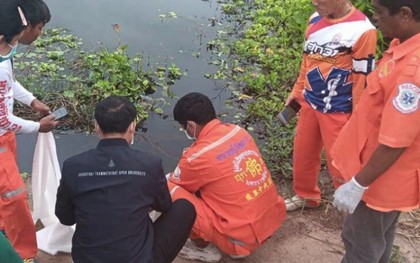 Thấy đàn cá vây quanh túi ni lông dưới chân cầu, người đàn ông kéo lại gần: Nhìn vào liền tái mặt